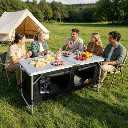 Lightweight Aluminum Folding Camping Table