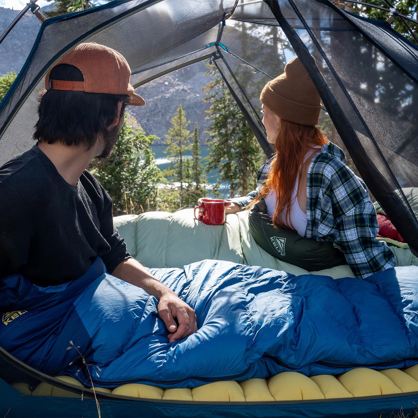 550 Fill Power Down Mummy Sleeping Bag for Backpacking