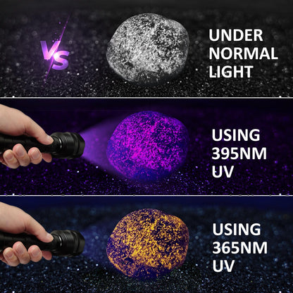 385–395nm Portable UV Black Light Flashlight