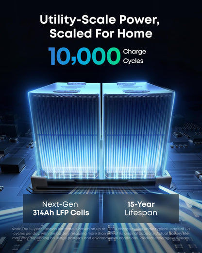2000Wh Portable Power Station with LFP Battery