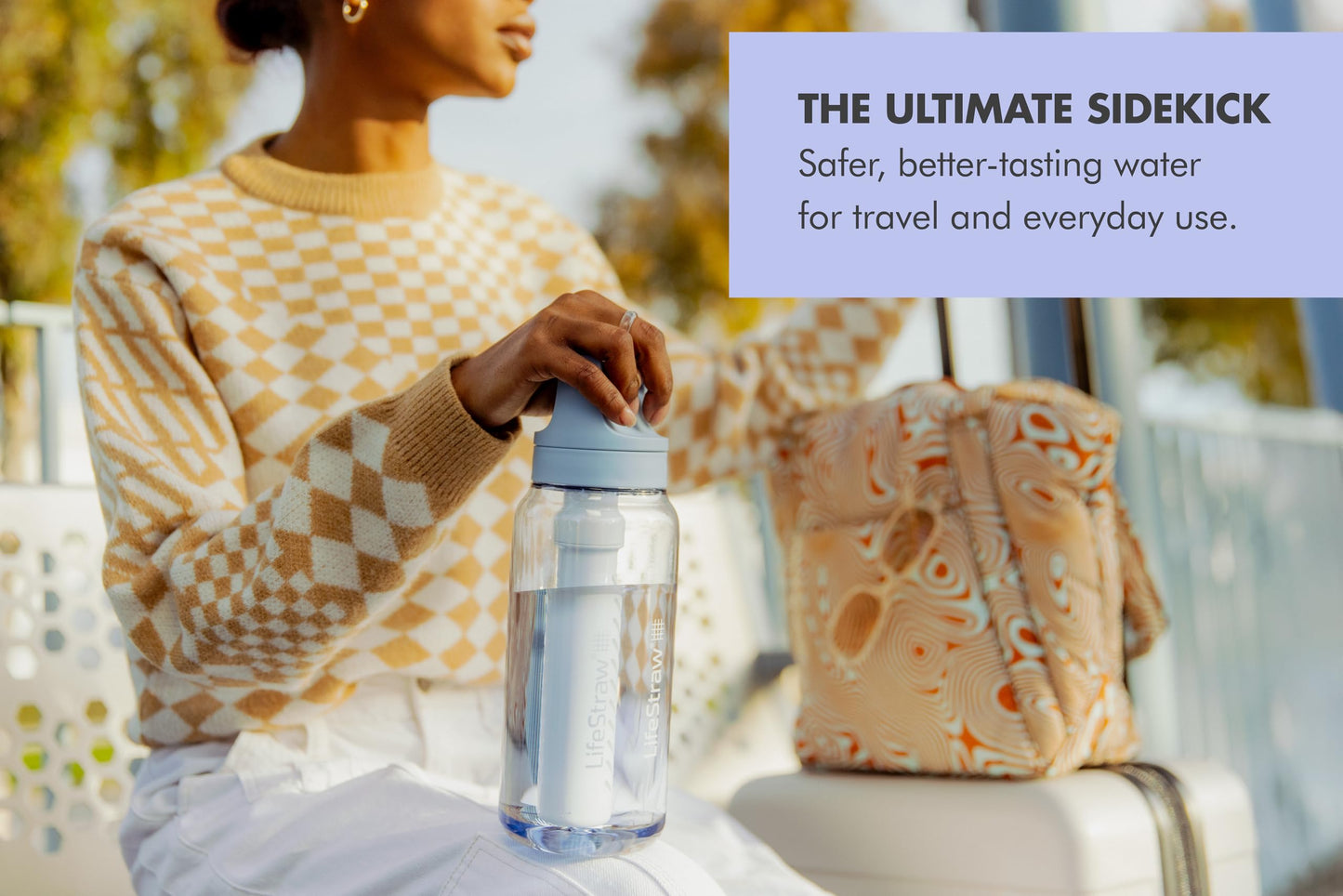 Water Filter Bottle for Travel & Everyday Use