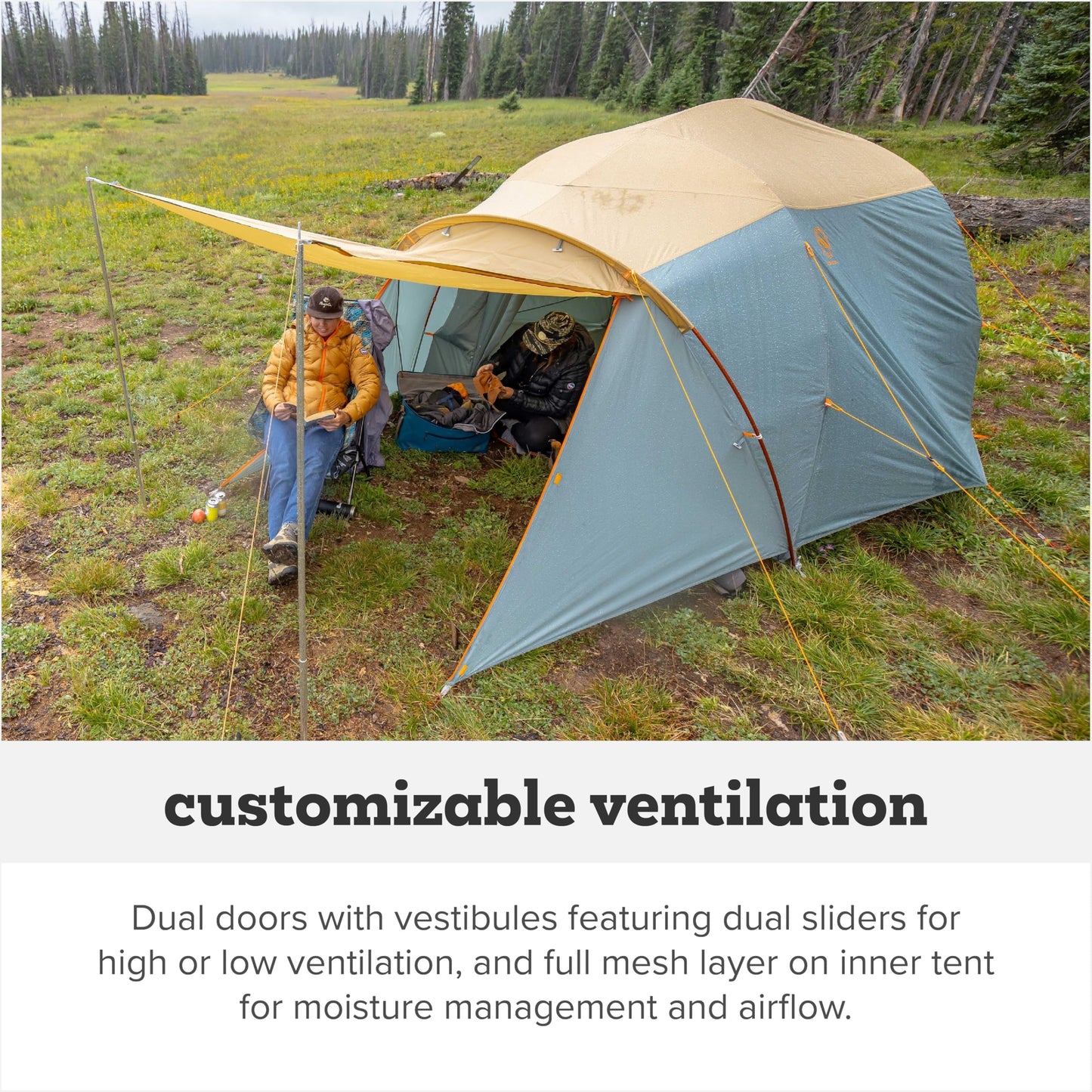 Big Agnes Bunk House - Large 3-Season Family Tent